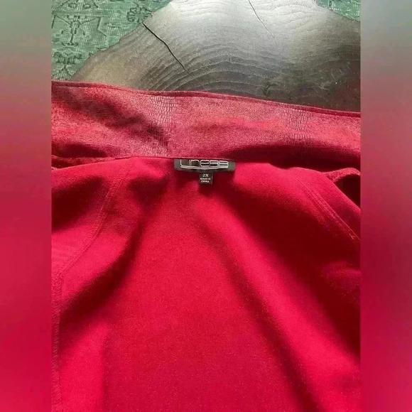 Linear Red Shiny Jacket - Picture 9 of 11